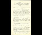 Erste Seite des Protokoll der konstituierenden Generalversammlung von Pro Infirmis am 31 Januar 1920 in Olten. 
